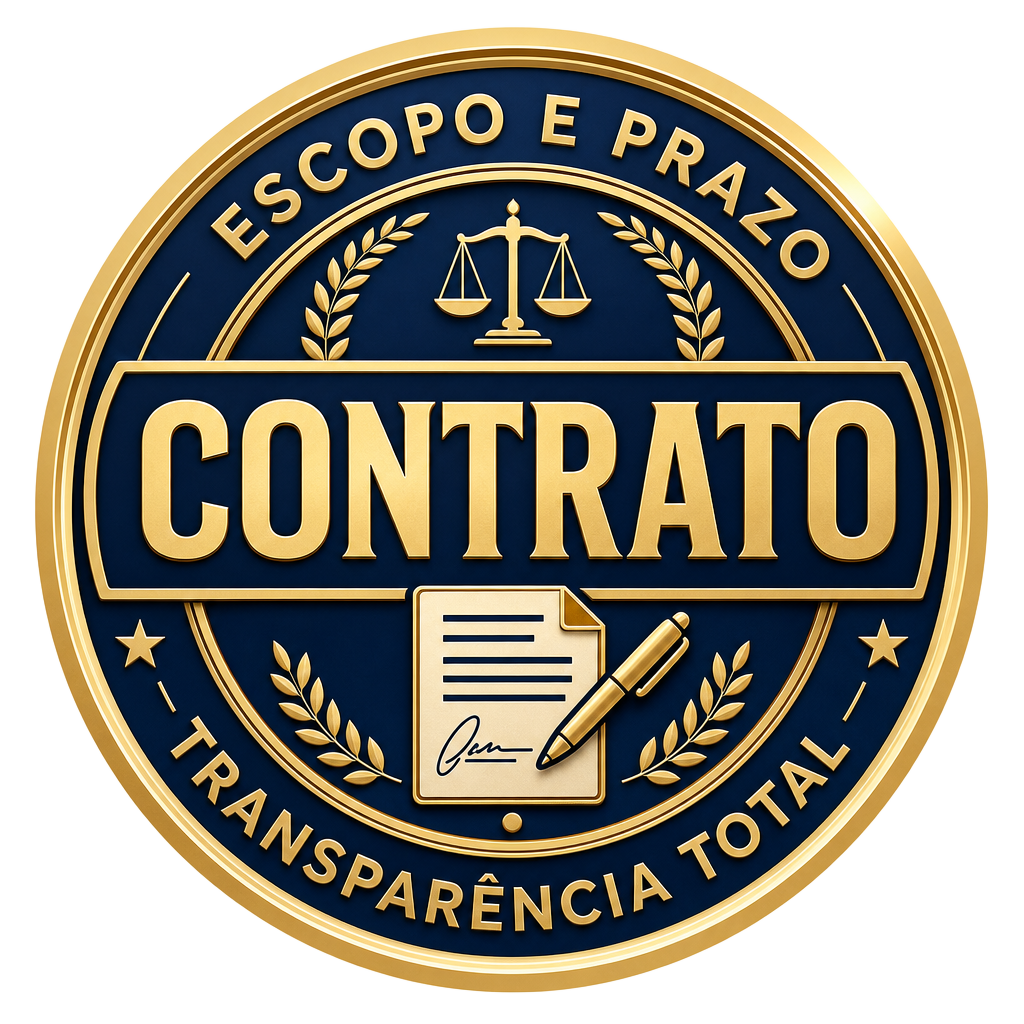 Selo de certificação Contrato detalhado